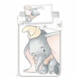 Dumbo gyerek pamut ágyneműhuzat szürke