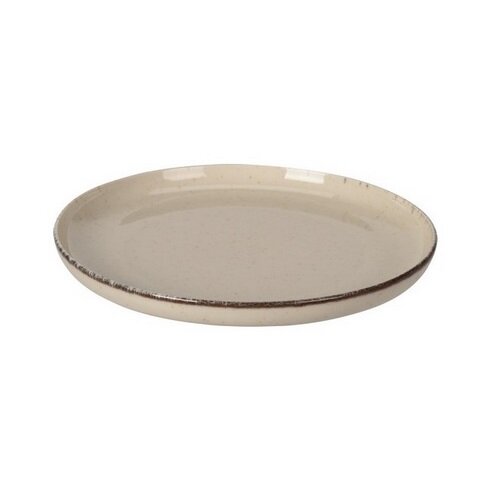EH Beige porcelán desszert tányér