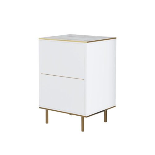 Éjjeliszekrény Imaj Marble White