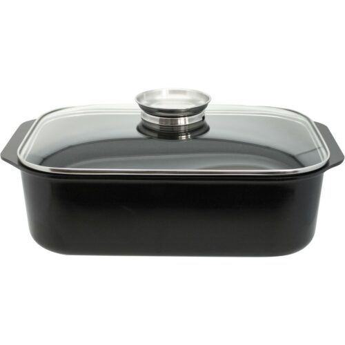 Elo 82840 Basic Sütőedény üvegfedővel és aromás fogantyúval Raffinesse 40 x 26 cm