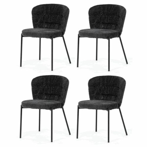 Étkezőszék garnitúra Bouclé CT-W1077 GREY2