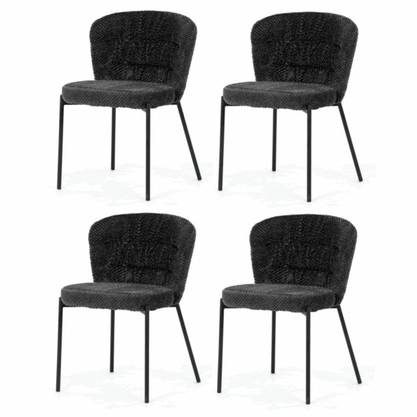 Étkezőszék garnitúra Bouclé CT-W1077 GREY2