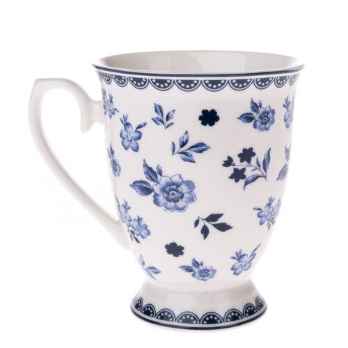 Floral porcelán bögre