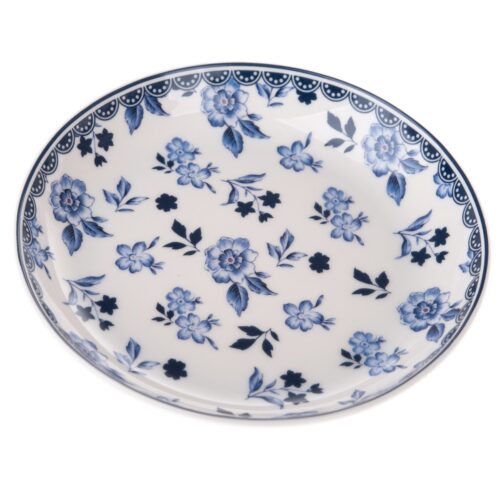 Floral porcelán mélytányér