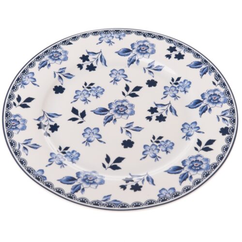 Floral porcelán tányér