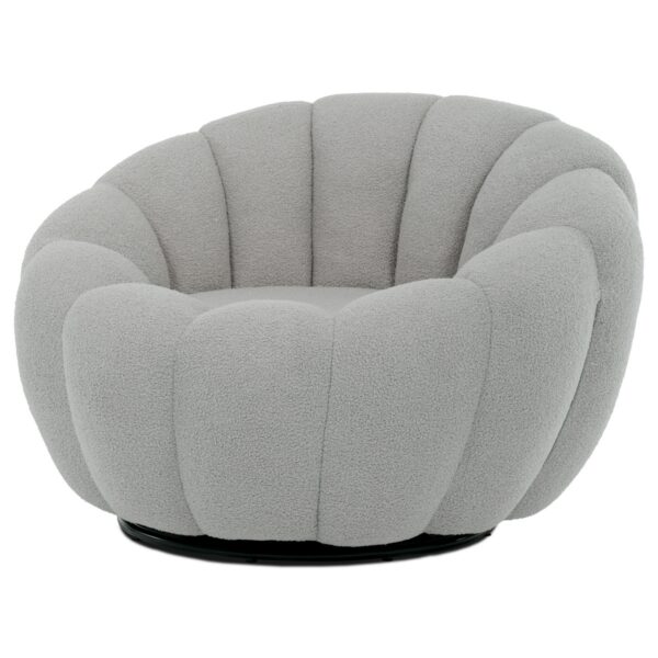 Forgószék Bouclé GREY2