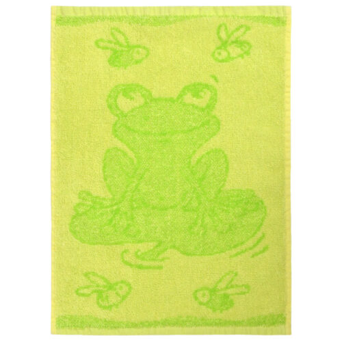Frog green gyermek törölköző