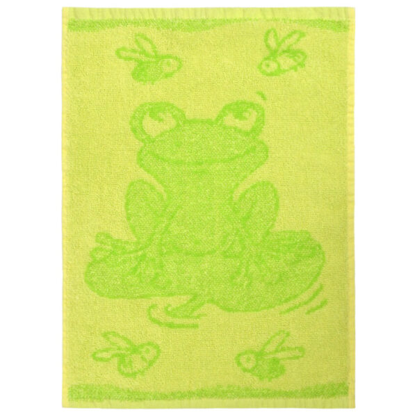Frog green gyermek törölköző