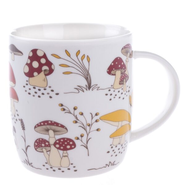 Gombák porcelán bögre