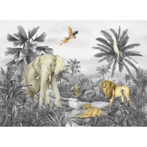 Gyermek fotó tapéta Jungle 252 x 182 cm
