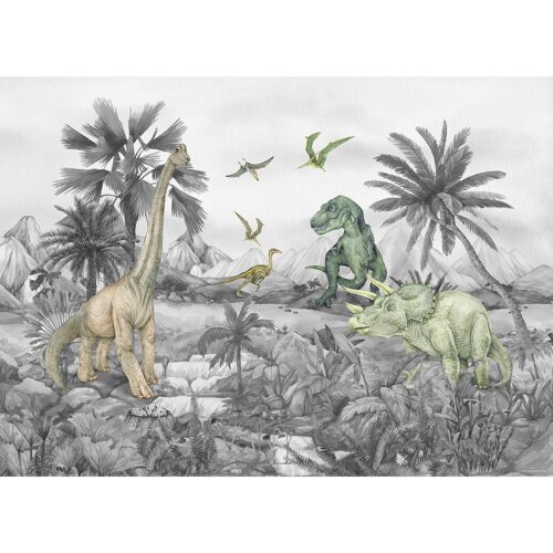 Gyermek fotótapéta Dino 252 x 182 cm