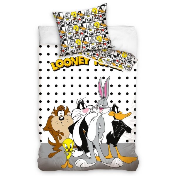 Gyermek pamut ágynemű Looney Tunes Friends