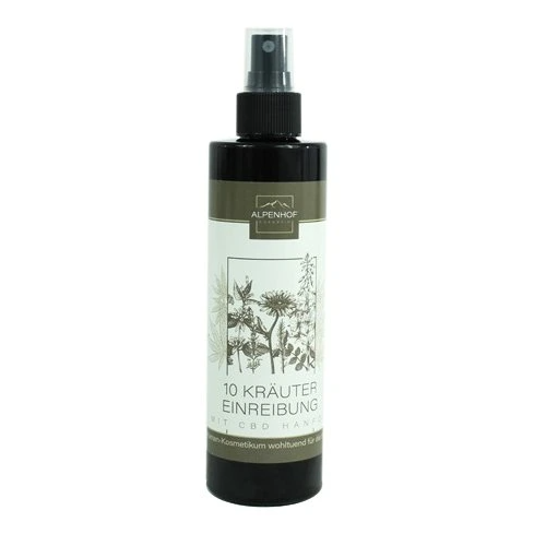 Gyógynövény spray CBD kenderolajjal
