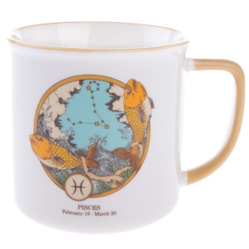 Halak csillagjegy porcelán bögre