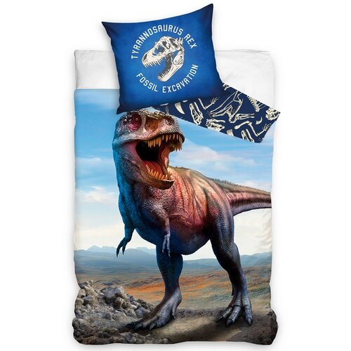 Halhatatlan T-Rex pamut ágyneműhuzat