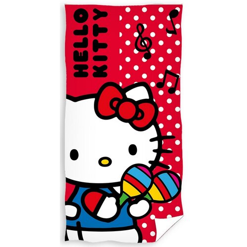 Hello Kitty Kis zenész gyerek törölköző