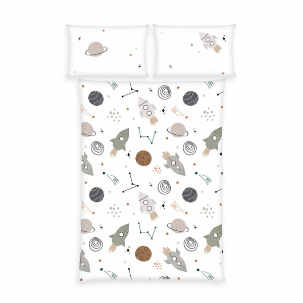 Herding Baby flanel bölcsőágynemű Space