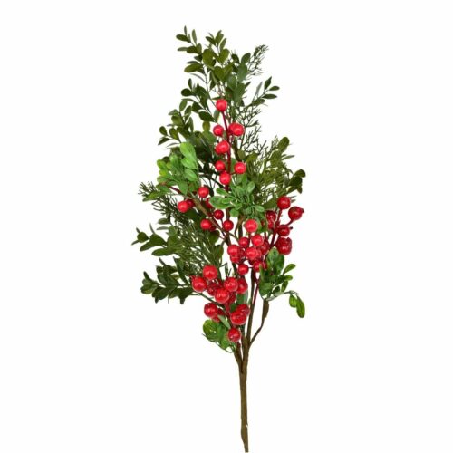 Karácsonyi díszített ág Navara