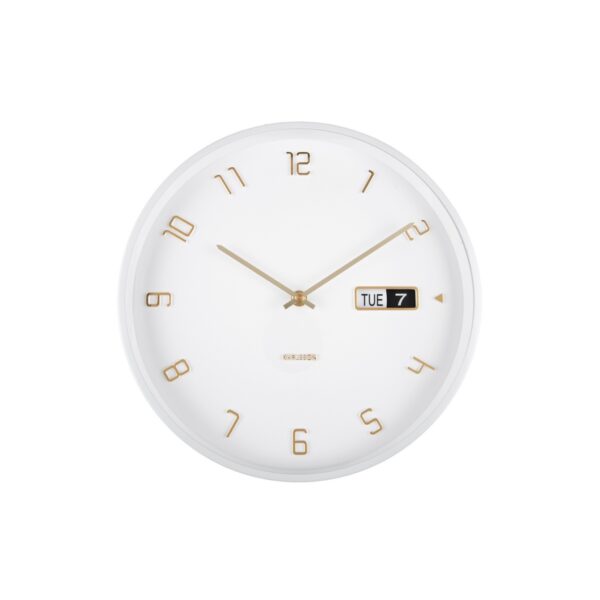Karlsson 5953WH design falióra 30 cm