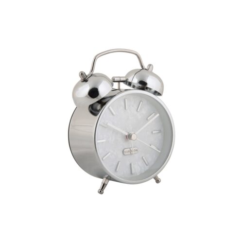 Karlsson 6009CH design ébresztőóra ezüst