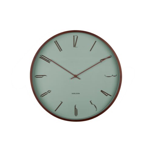 Karlsson 6014GR design falióra zöld