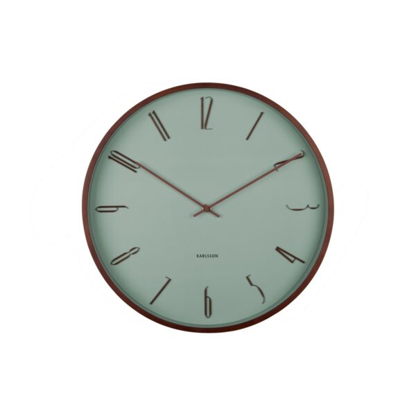 Karlsson 6014GR design falióra zöld