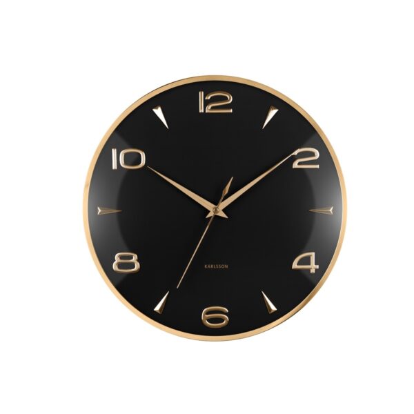 Karlsson 6017BK design falióra fekete