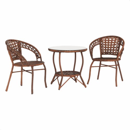 Kerti rattan garnitúra 1+2