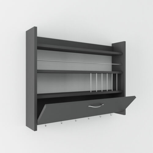 Knott Anthracite konyhai polc