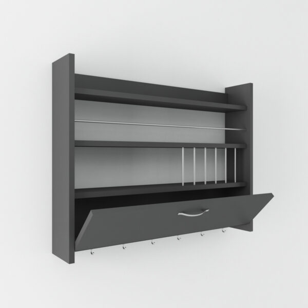 Knott Anthracite konyhai polc