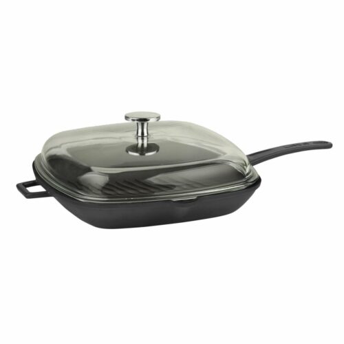 LAVA fém öntöttvas grillserpenyő fedővel