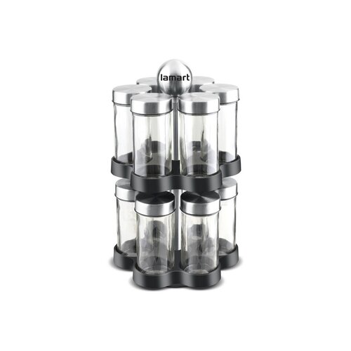 Lamart LT7044 Steel fűszertartó készlet állvánnyal