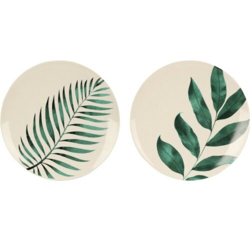 Leaf porcelán desszert tányér