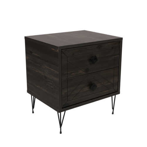 Luna Dark Brown éjjeliszekrény