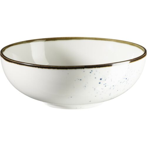 Mäser Bowl Pintar Fehér kék pöttyös 17 cm