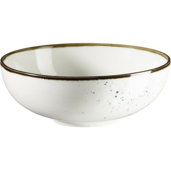 Mäser Bowl Pintar Fehér kék pöttyös 17 cm