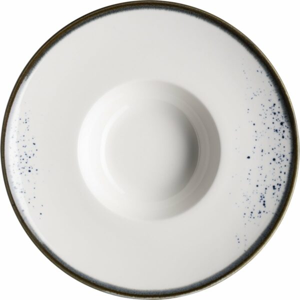 Mäser Gourmet tányér Pintar Fehér kék pöttyök 26cm