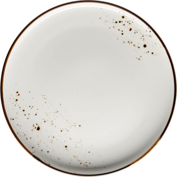 Mäser Sekély tányér Pintar Fehér barna pöttyök 27 cm
