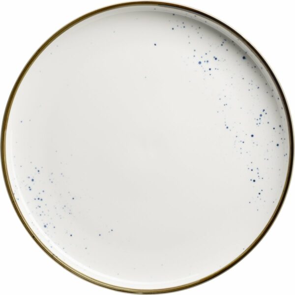 Mäser Sekély tányér Pintar Fehér kék pöttyök 27 cm