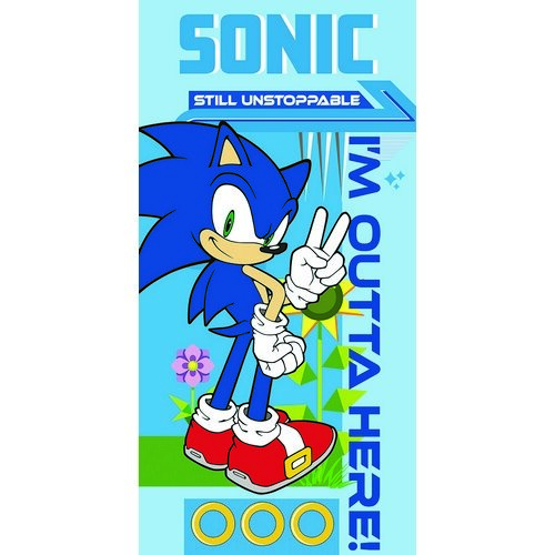 Megállíthatatlan Sonic a sündisznó gyerek törölköző