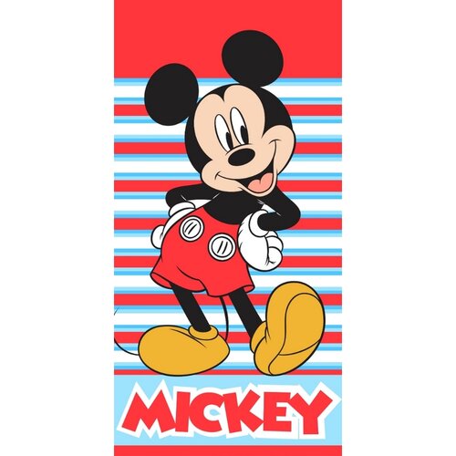 Mickey egér Mindig mosolyog gyerek törölköző