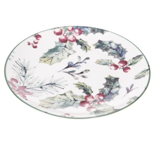 Needles karácsonyi porcelán desszertes tányér