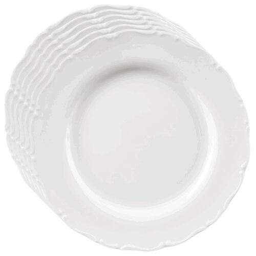 Orion Porcelán desszert tányér készlet Mona perem