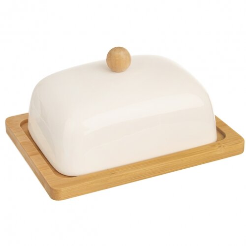 Orion WHITELINE porcelán vajtartó