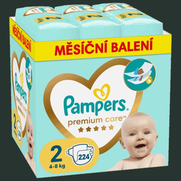 Pampers Premium Care pelenkák 224 db