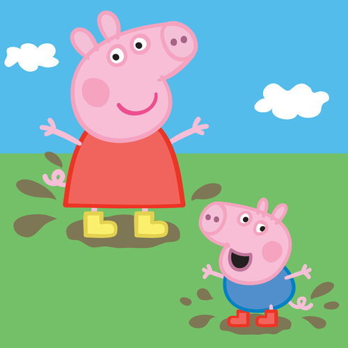 Pepa pig és Tom gyerek mágikus törölköző