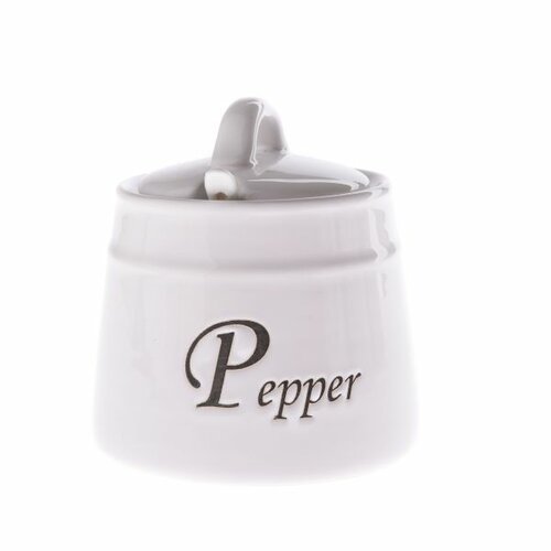 Pepper kerámia borstartó üveg kanállal