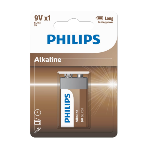 Philips akkumulátor 9 V Entry lúgos