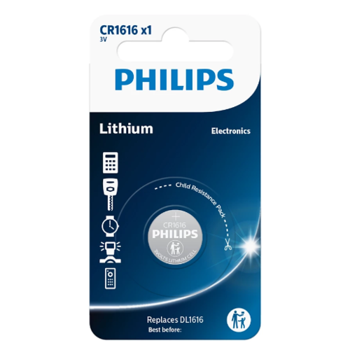 Philips akkumulátor CR1616 3 V