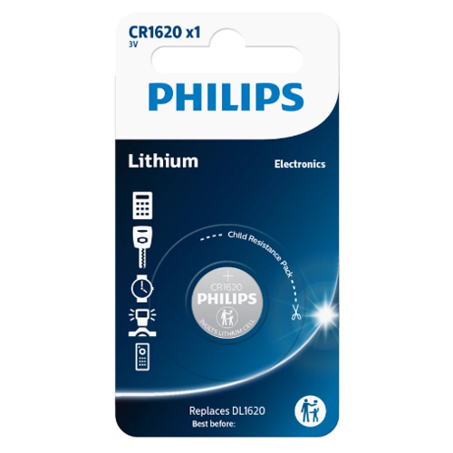 Philips akkumulátor CR1620 3 V